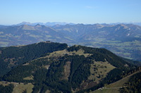 Blick vom Kehlstein nach Nordosten zum Ahornbüchsenkopf
