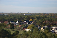 Blick über Merzdorf und Cottbus
