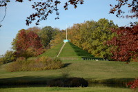 Landpyramide im Branitzer Park.